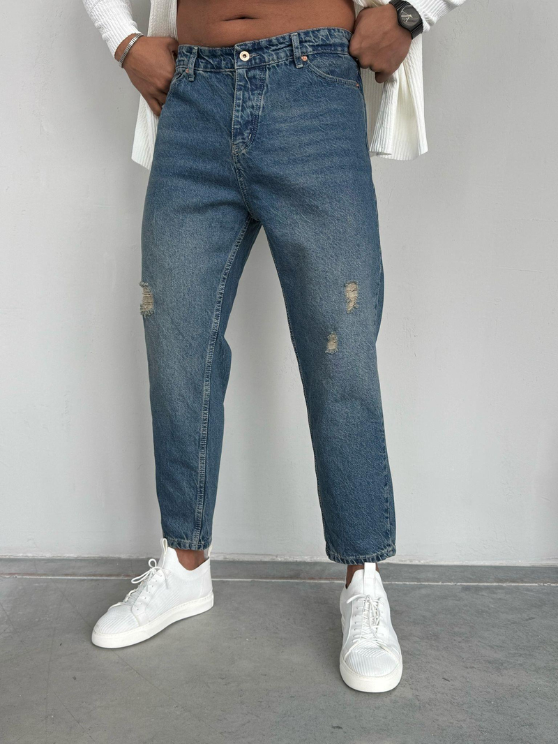 We 11 Boyfriend Jean Mavi