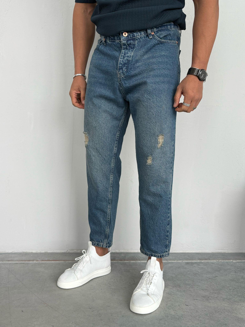 We 11 Boyfriend Jean Mavi