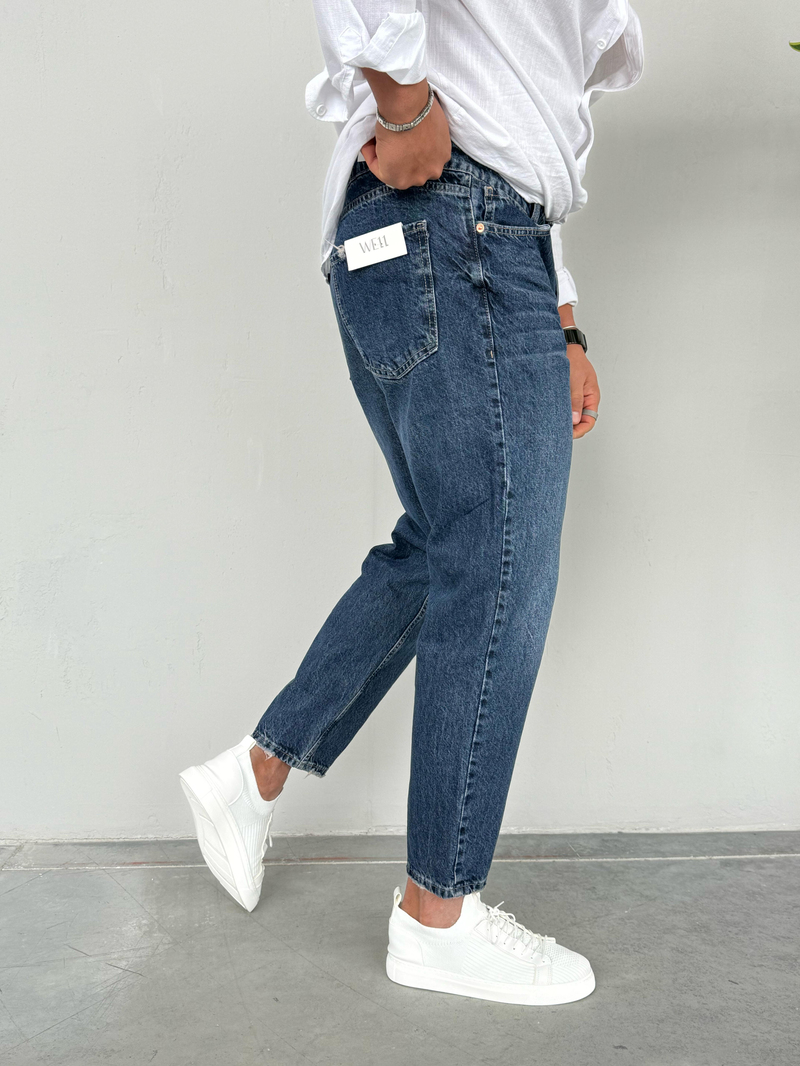 We11 Boyfriend Jean Lacivert