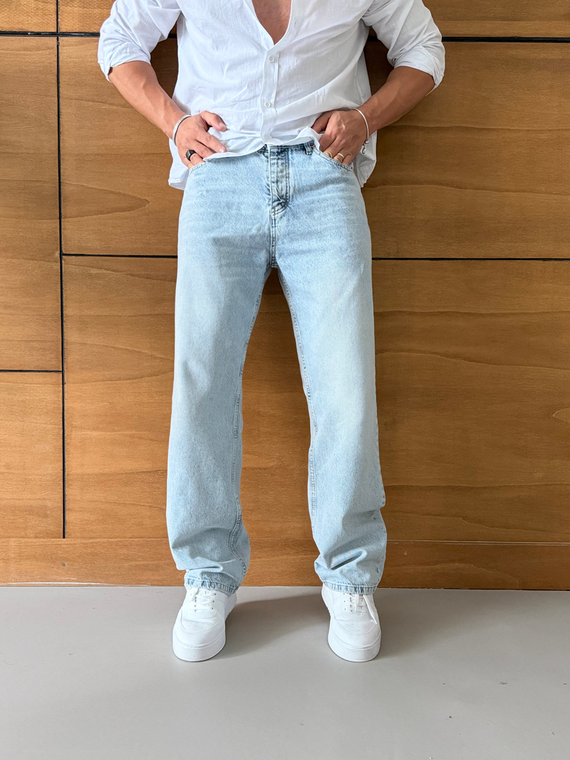 We11 Regular Jean Buz Mavi