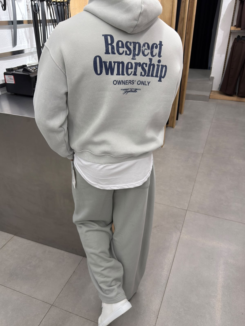 Yıkamalı Yüksek Kalite Sweatshirt Gri