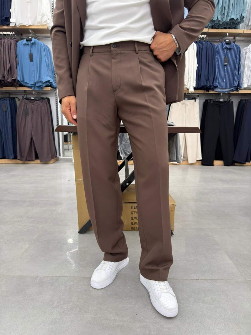 Ziver Premium Takım Elbise Kahve
