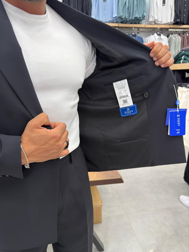 Ziver Premium Takım Elbise Siyah