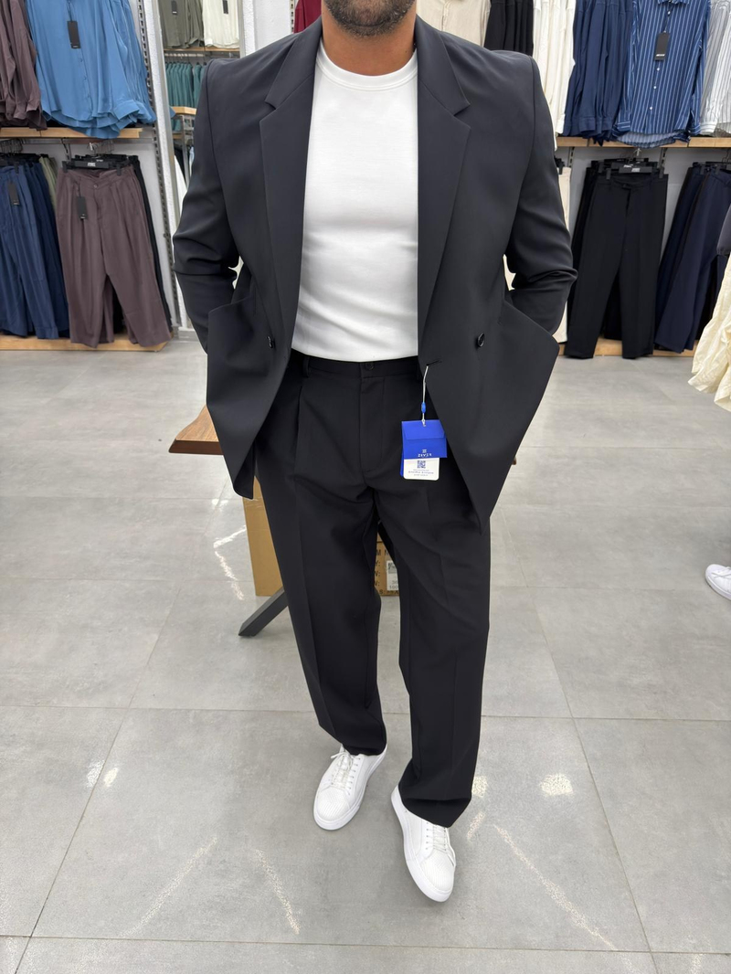Ziver Premium Takım Elbise Siyah