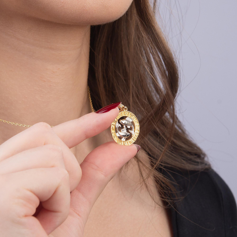 Balık Burç Altın Charm