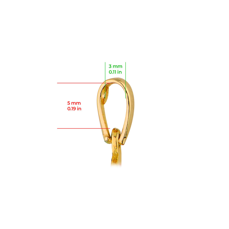 14 Ayar Altın C Harfi Kolye Ucu