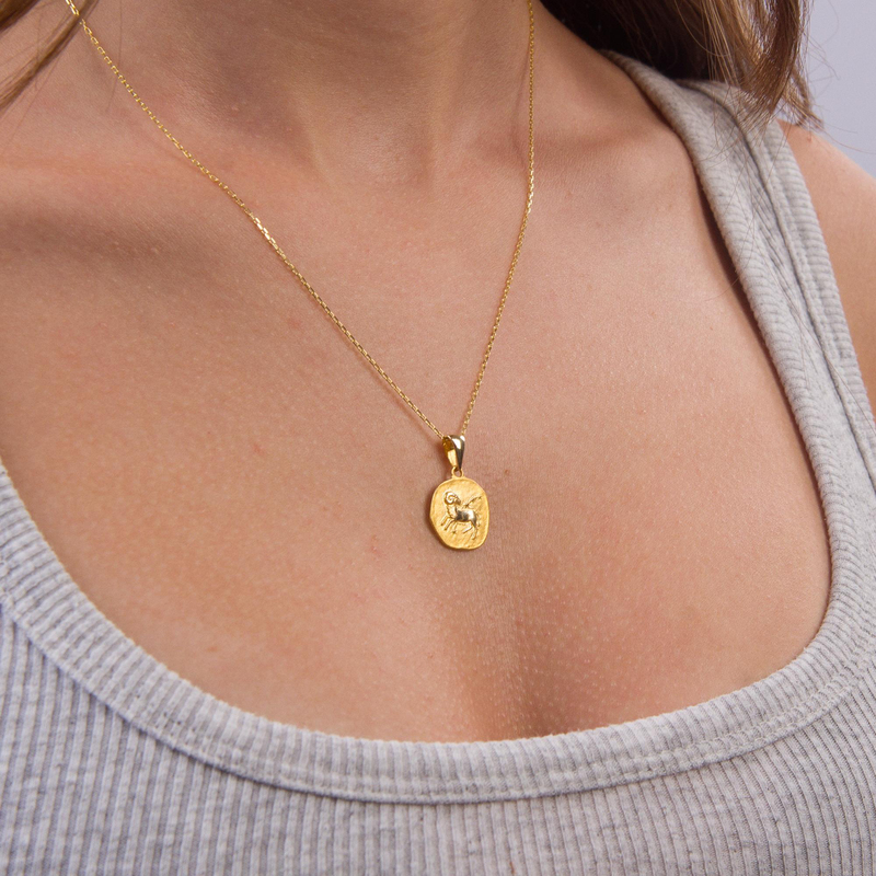 14 Ayar Altın Koç Burç Kolye Ucu