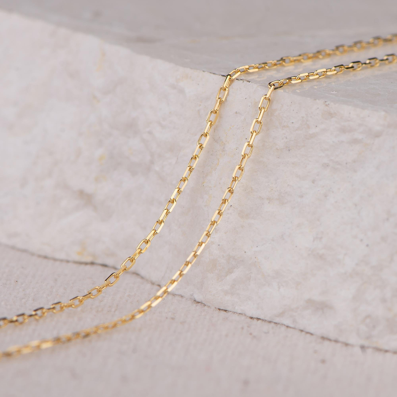 14 Ayar Forse Altın Zincir Kolye