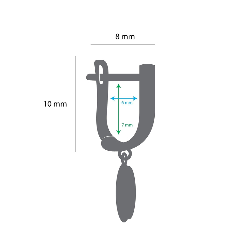 14 Ayar Taşlı Altın Çocuk Küpe