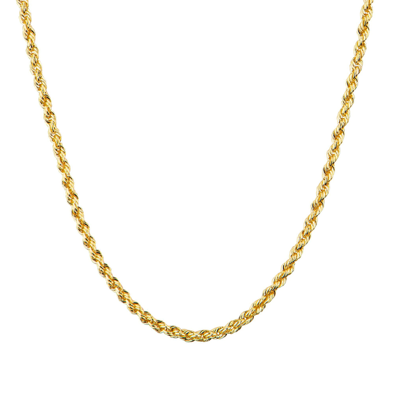 14 Ayar 45 cm İnce Halat Altın Zincir Kolye