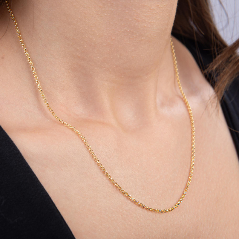 14 Ayar Doc Altın Zincir Kolye