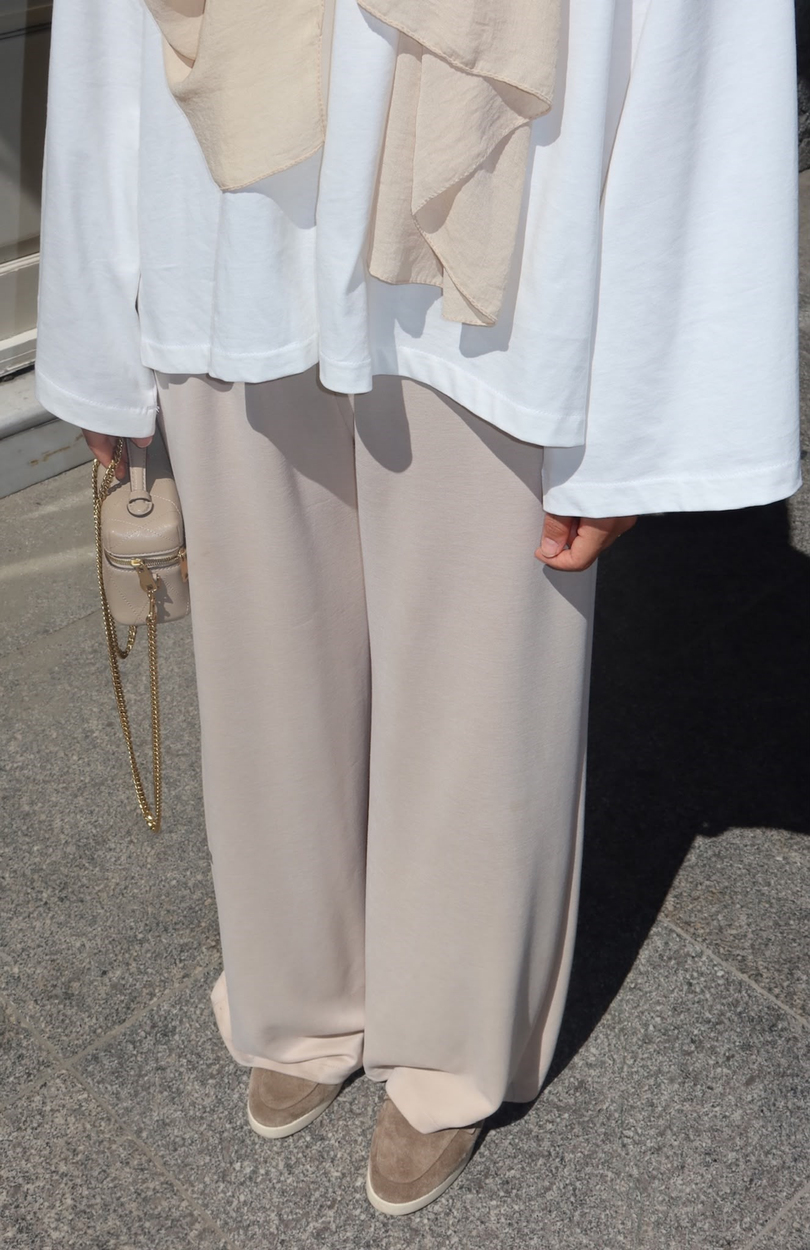 Basic Modal Pantolon Bej