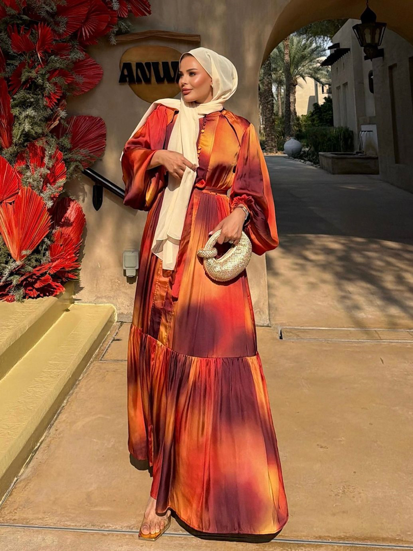 Zaina Elbise Turuncu