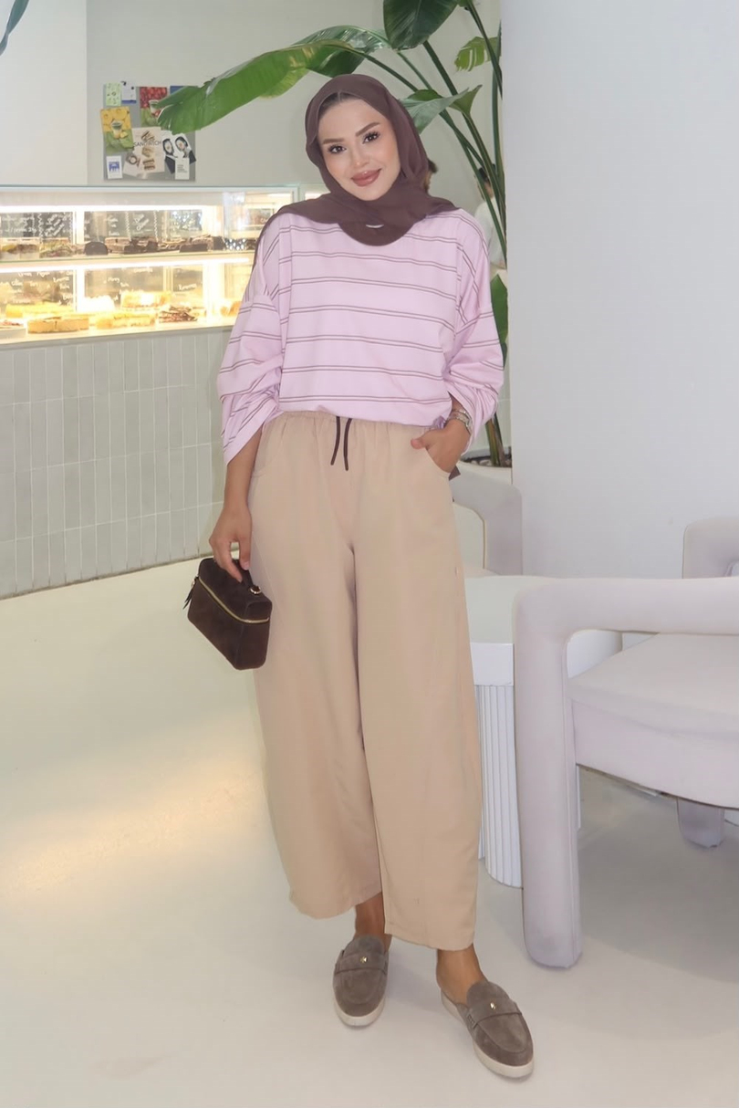 Kanvas Pantolon Camel