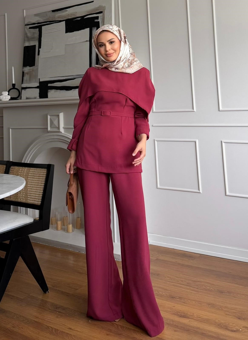 Ravel Pantolonlu Takım