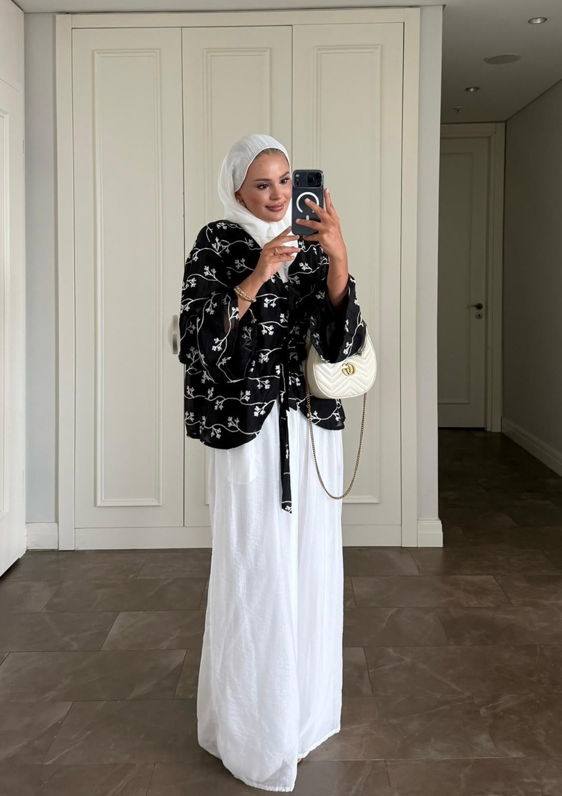 Elena Pantolonlu Takım Siyah