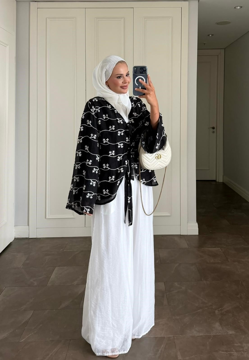 Elena Pantolonlu Takım Siyah