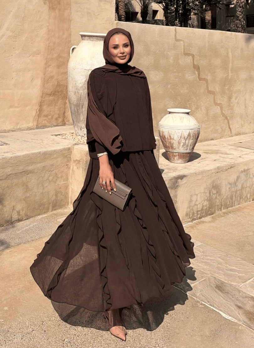 Glam Takım Kahverengi