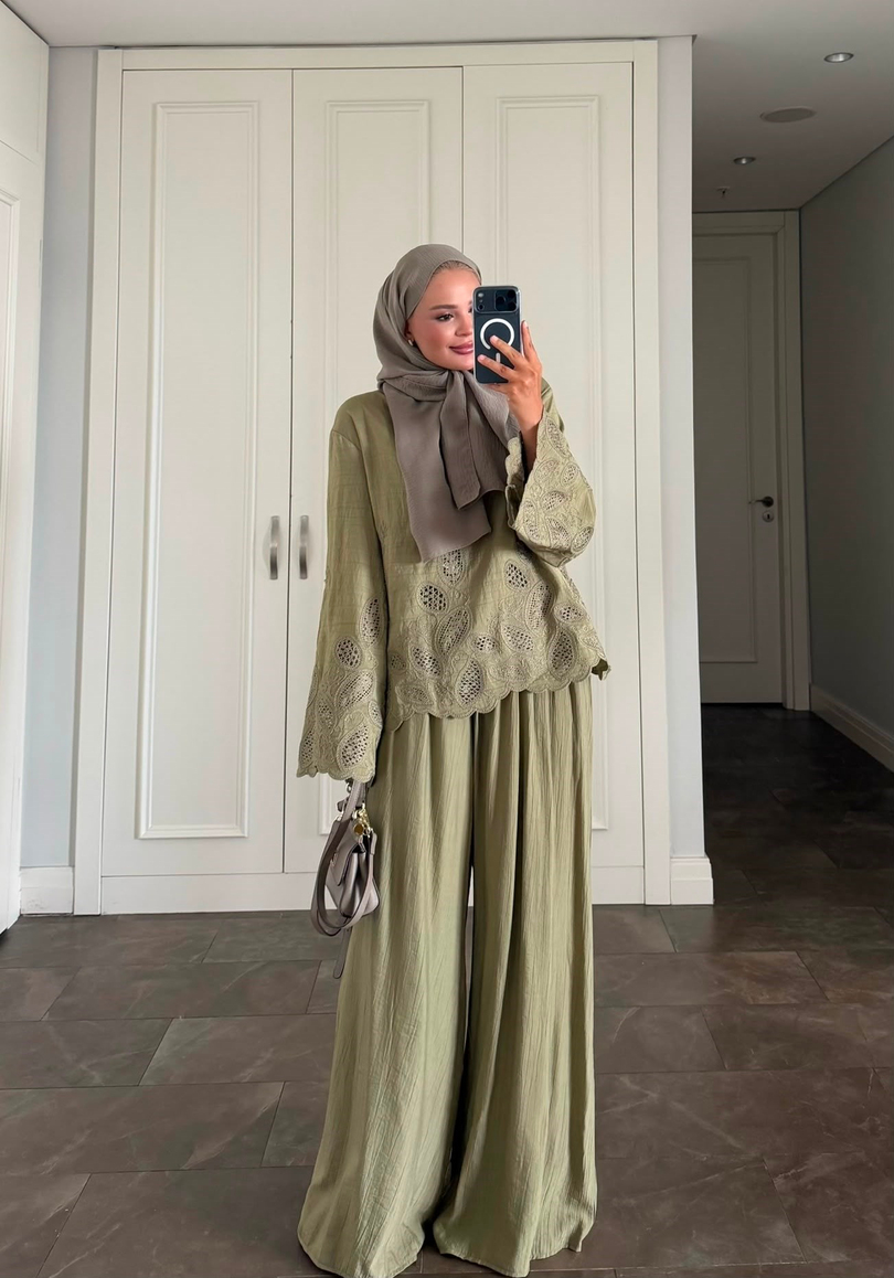 Dolly Pantolonlu Takım Çağla 