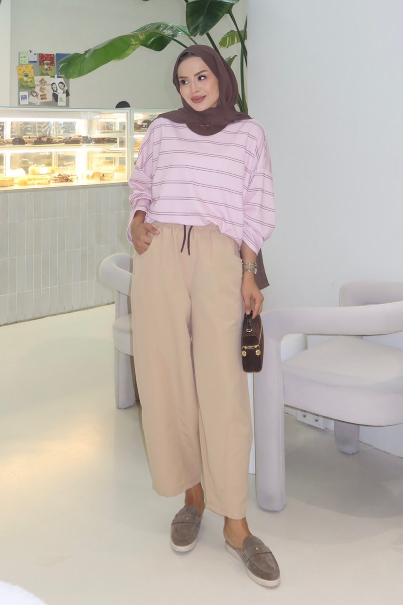 Kanvas Pantolon Camel