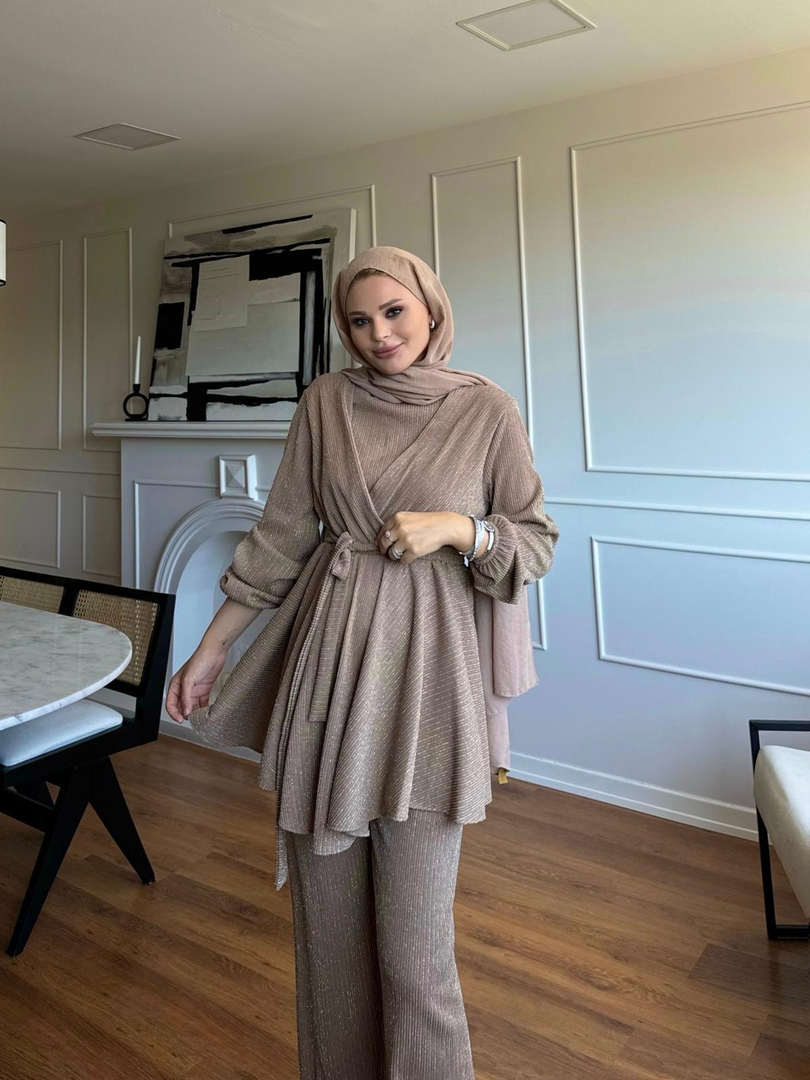 HENNA SİMLİ TAKIM CAMEL 