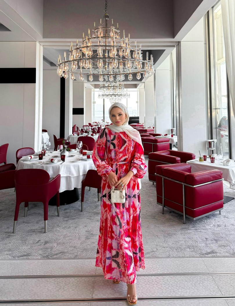 ROSE ELBİSE PEMBE