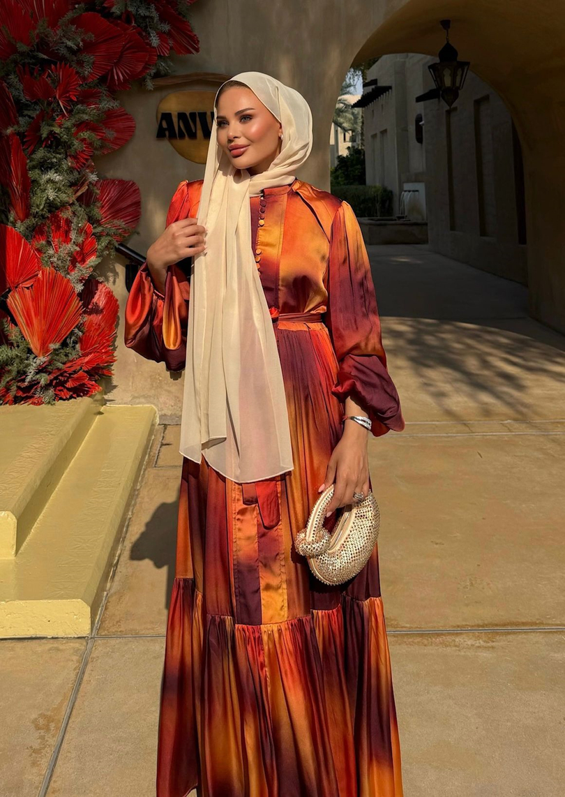 Zaina Elbise Turuncu