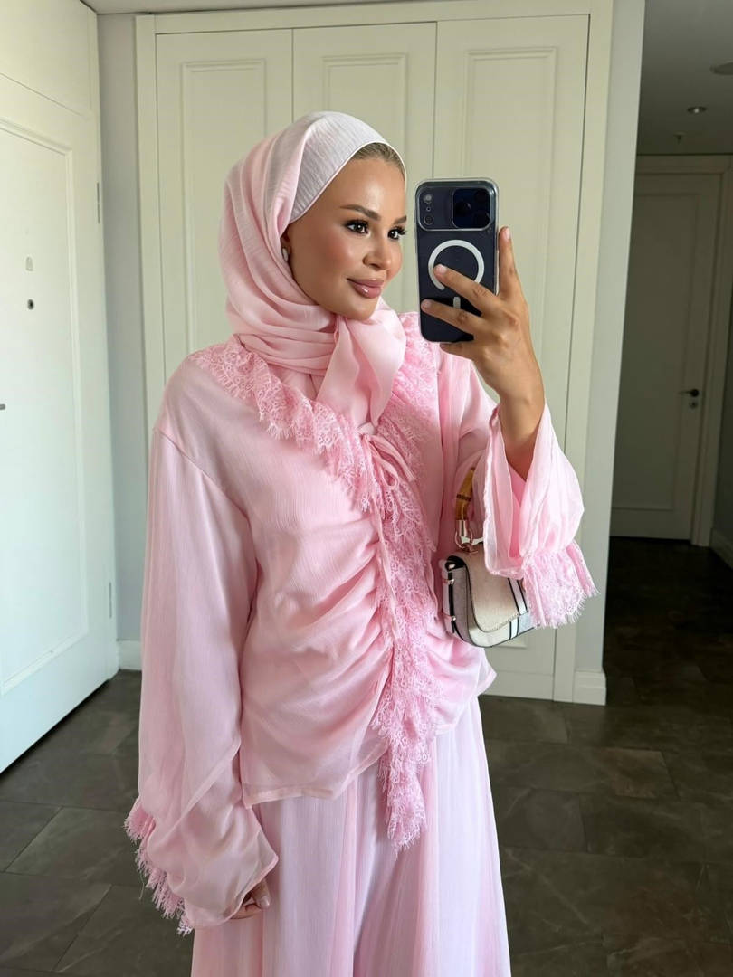 Meva Etekli Takım Pembe