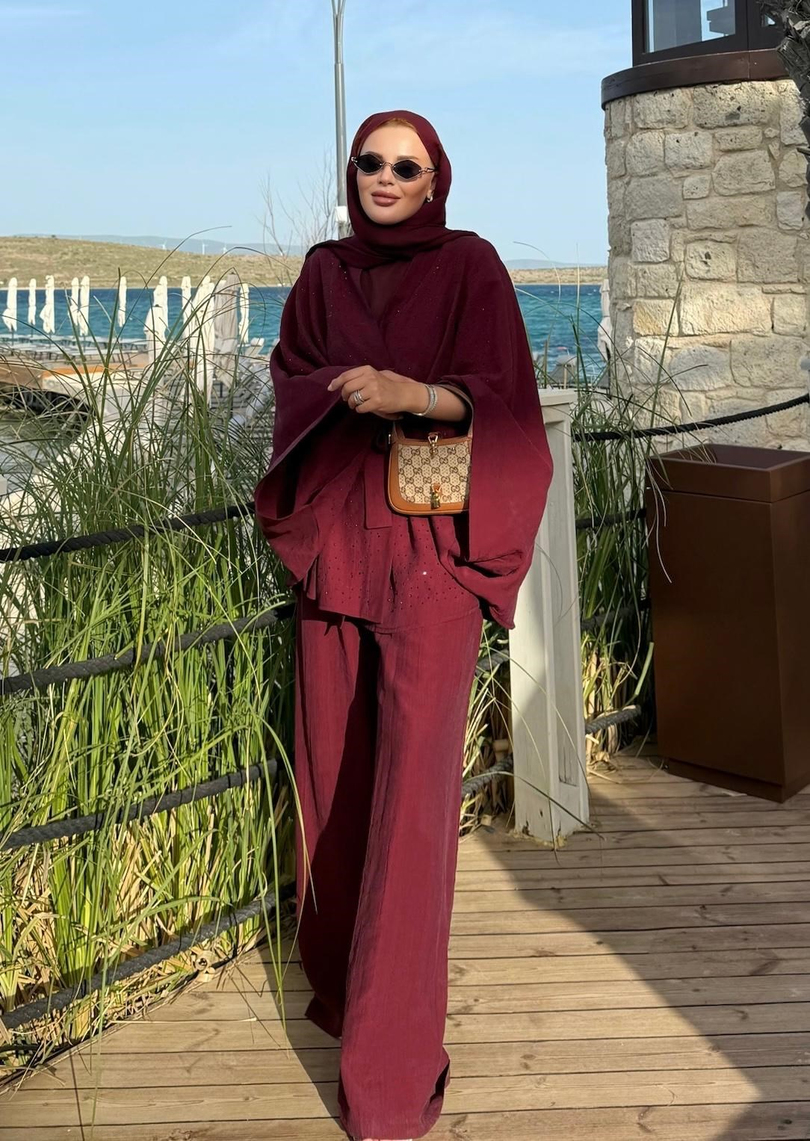 İrina Takım Bordo