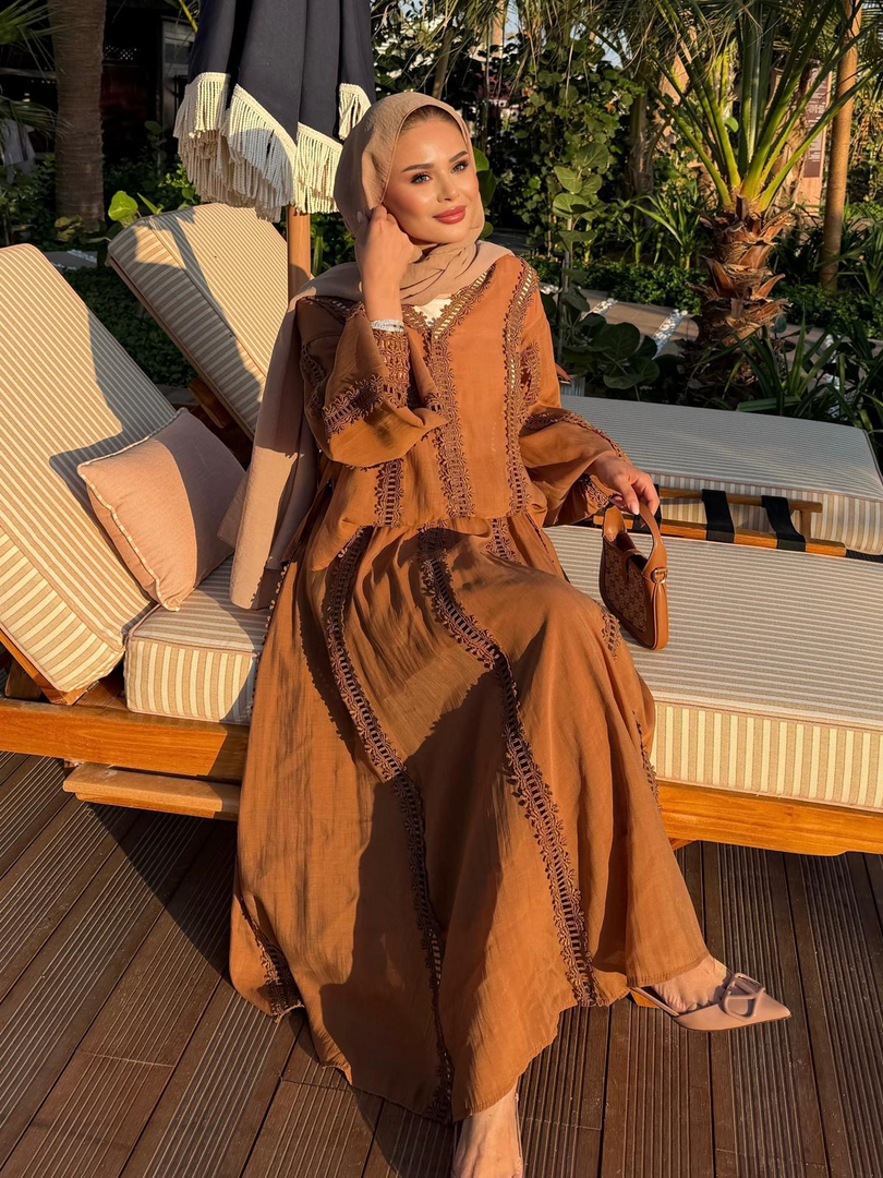 Efru Etekli Takım Camel