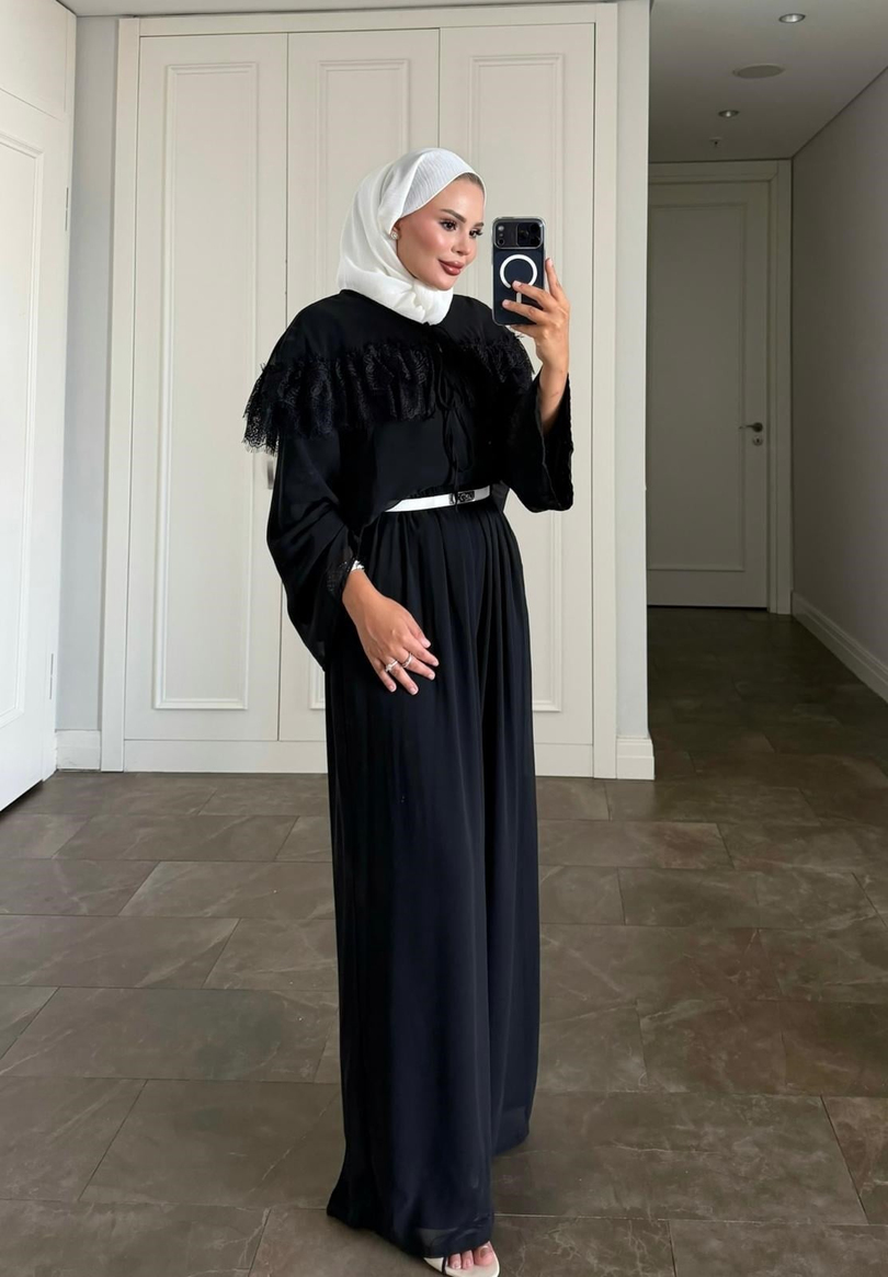 İvana Pantolonlu Takım Siyah