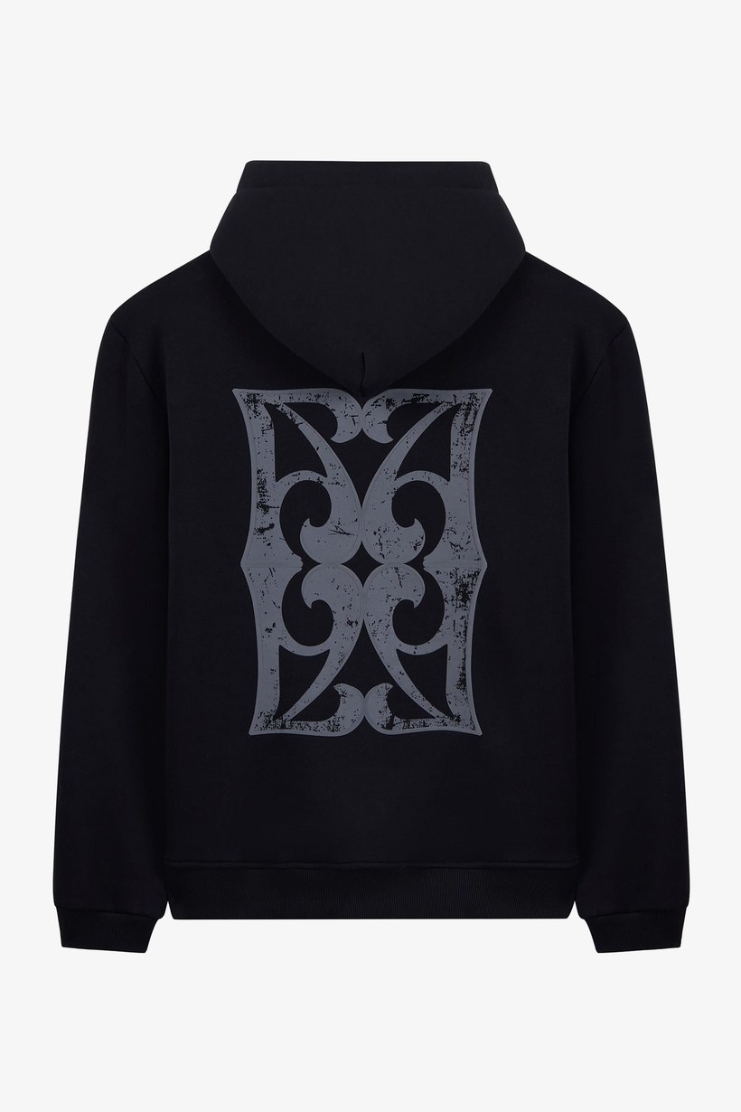 Alegion Kadın Zip Hoodie 002 – Siyah