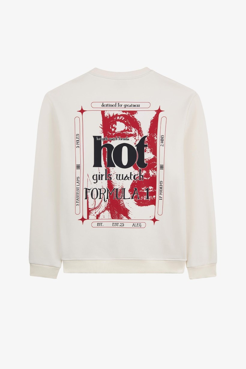 Alegion Solistice Kadın Sweatshirt 011 – Ekru 06 Formula 1