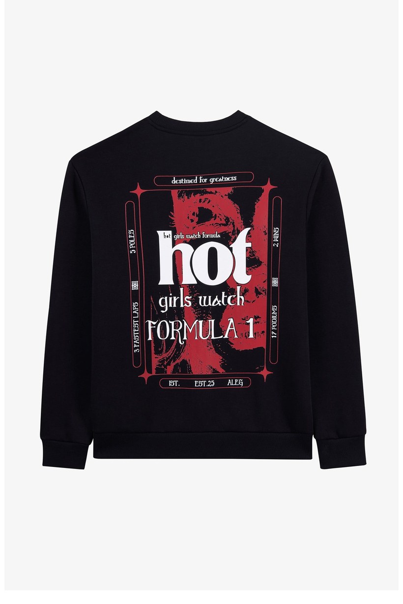 Alegion Solistice Kadın Sweatshirt 012 – Siyah 06 Formula 1