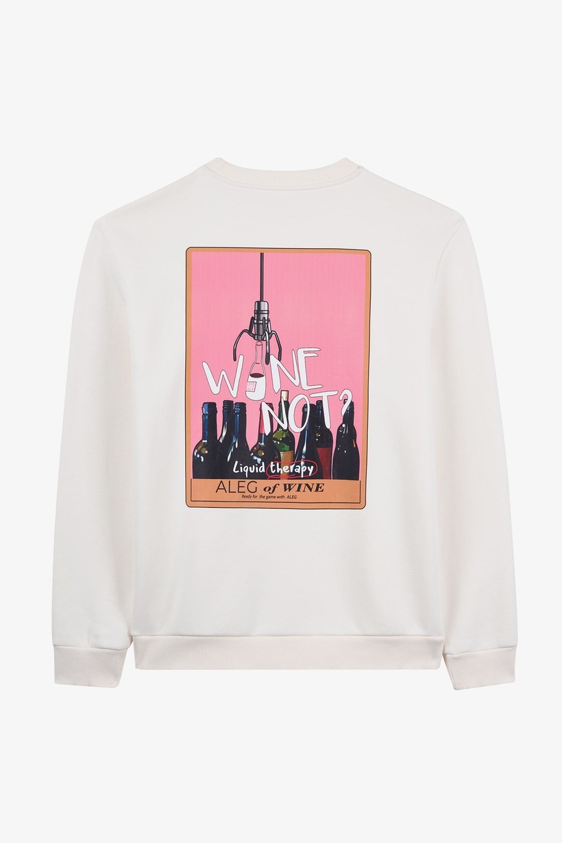 Alegion Solistice Kadın Sweatshirt 019 – Ekru 10 Wine Not