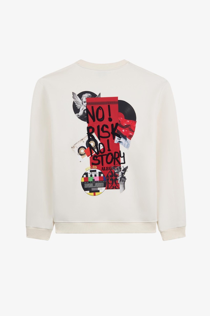 Alegion Solistice Kadın Sweatshirt 023 – Ekru – 12 No Risk