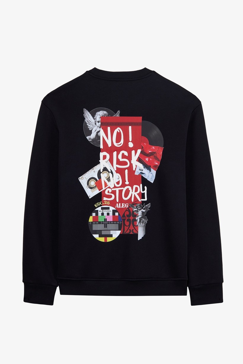 Alegion Solistice Kadın Sweatshirt 024 – Siyah – 12 No Risk