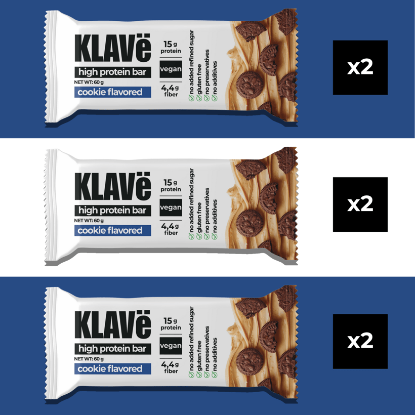 Kurabiye Aromalı Protein Bar Kutusu - 60 g x 6 Adet
