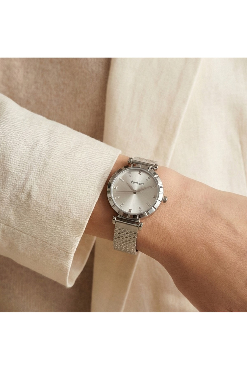 Kadın Kol Saati Çelik Quartz Mineral Cam 3 ATM Su Geçirmez 31-34 mm