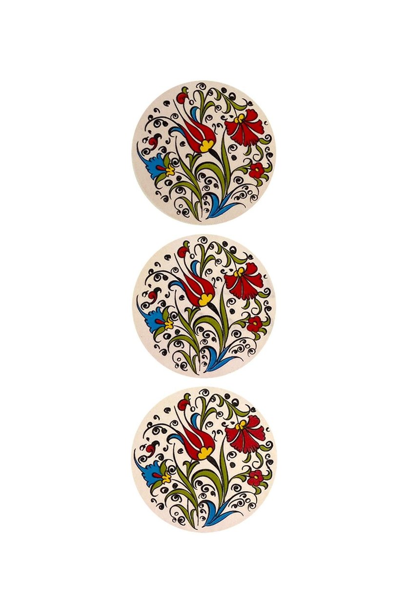 E262-8 Çini Desenli Sır Altı Dekal 7x20 cm