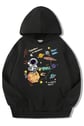 BRZ Kids Unisex Çocuk Astronaut Hoodie
