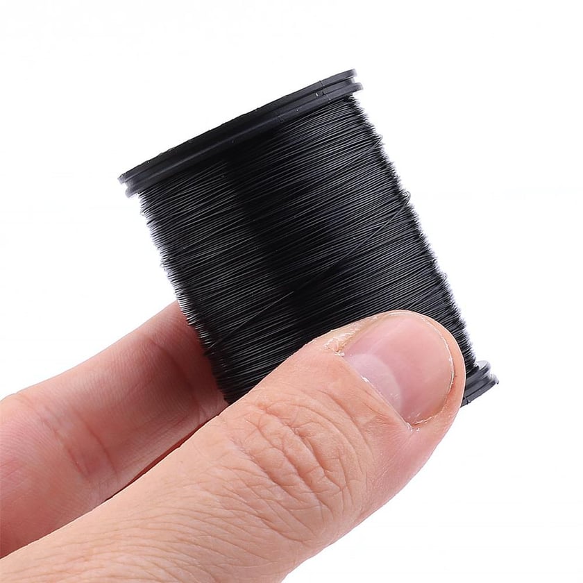0,4 mm Siyah Bakır Tel, Takı Teli, Çiçek Teli, Taç Teli 100 gr
