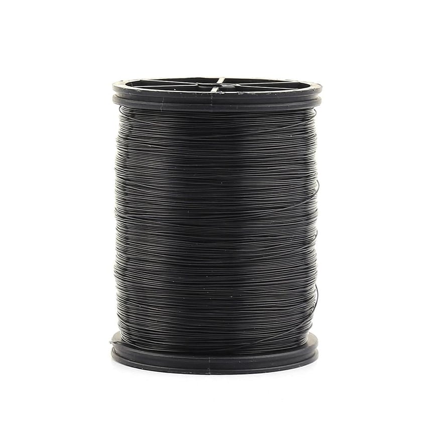 0,4 mm Siyah Bakır Tel, Takı Teli, Çiçek Teli, Taç Teli 100 gr