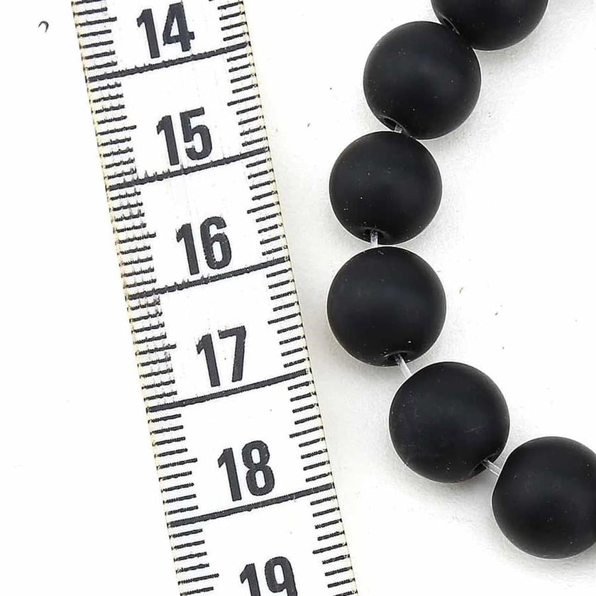 10 mm Dizi Oniks Boncuk