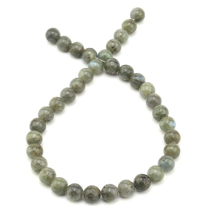 10 mm Doğal Labradorit Taşı Boncuk