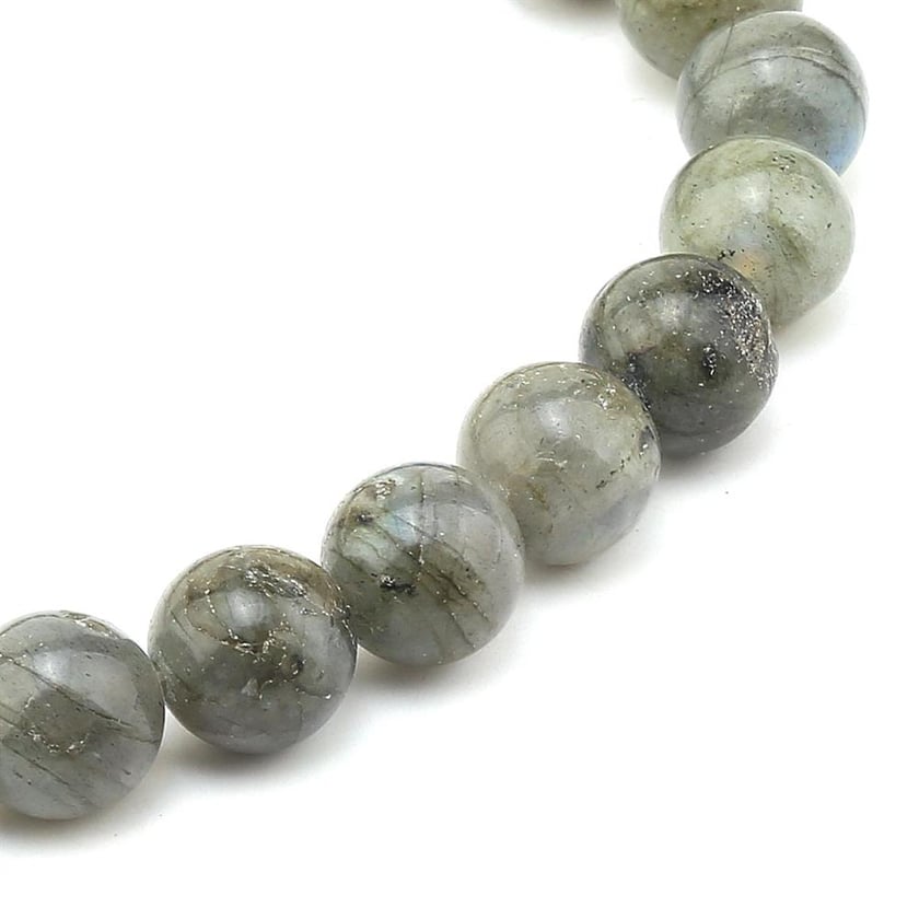 10 mm Doğal Labradorit Taşı Boncuk