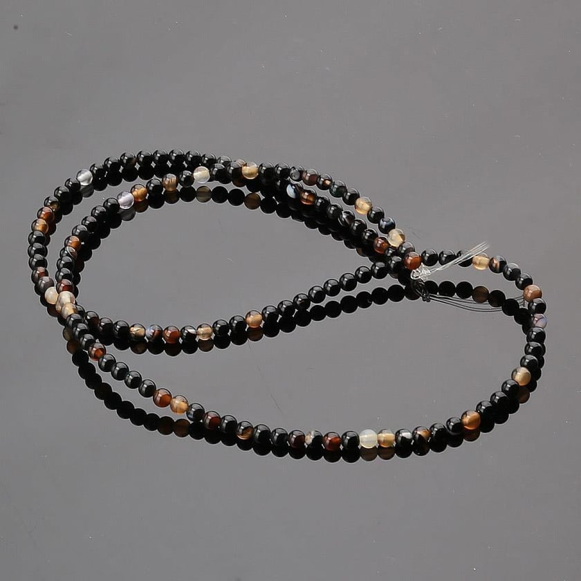 3 mm Doğal Akik Taşı Boncuk