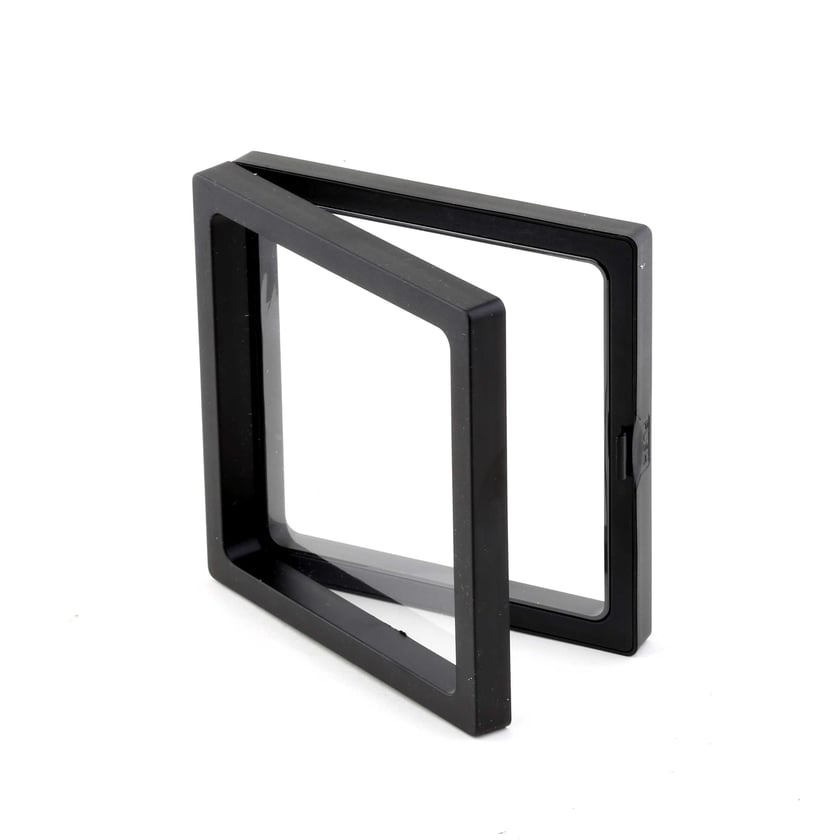 3D Vakumlu Çerçeve Aksesuar Sunum Kutusu (Siyah)
