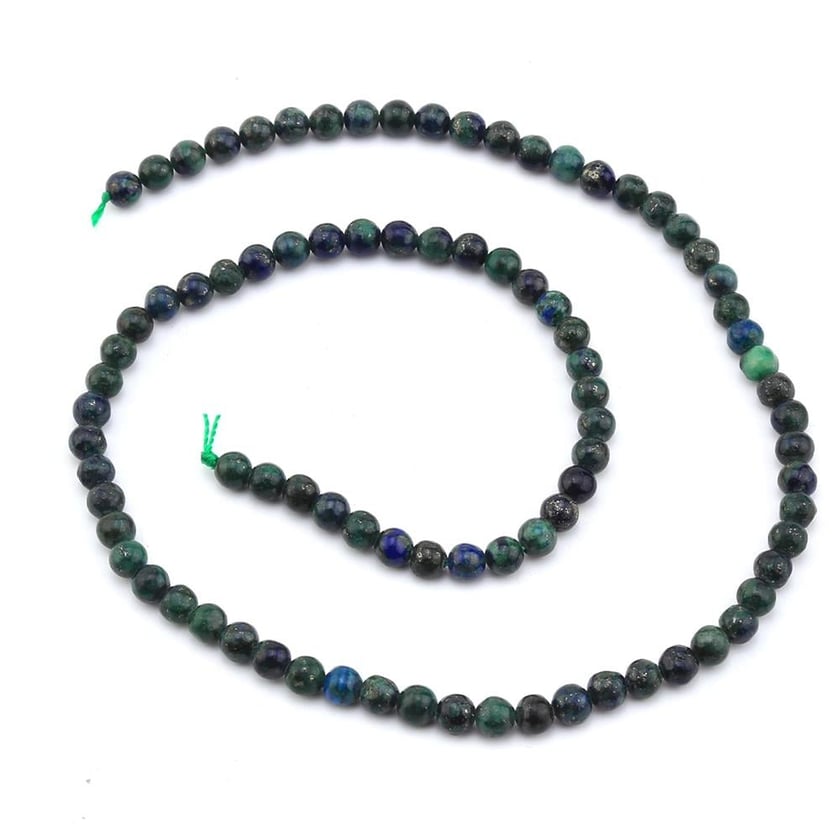 4 mm Doğal Azurit Boncuk
