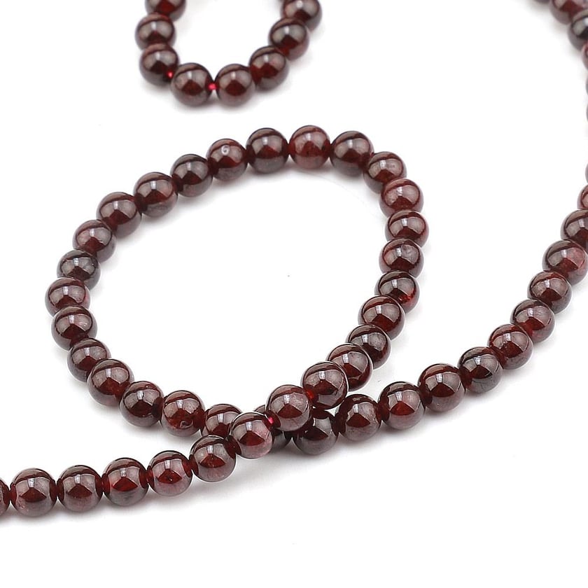4 mm Granat Taşı Boncuk